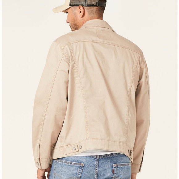 LEVI'S MEN'S HAYSTACK TRUCKER JACKET  Mint/green size: M - Picture 3 of 5